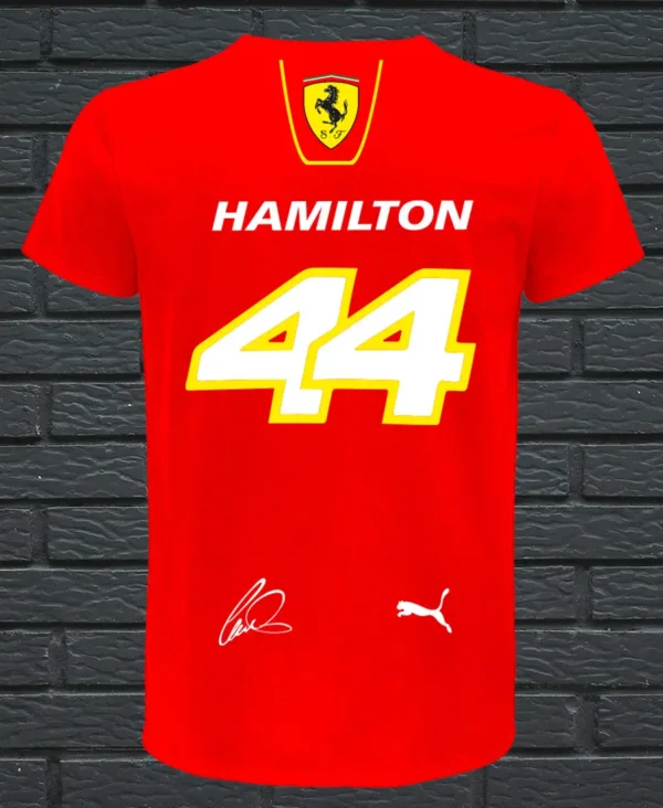 Camiseta Lewis Hamilton Ferrari - Imagen 2